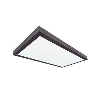 Panel Superficie Led Rectangular Kisongo 90x30cm 36w 4200k Negro