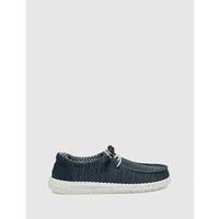 heydude mocasines zapatilla wendy strech mesh marino para mujer