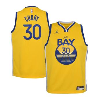 Camiseta Stephen Curry Golden State Warriors Statement Jordan Swingman Junior