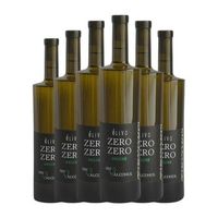 elivo zero vino blanco deluxe blanco 75 cl pack de 6 unidades
