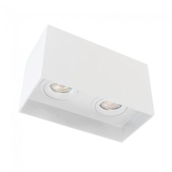 Foco de superficie classic blanco (2 luces)