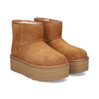 ugg botines con tacon mujer - marron talla 7
