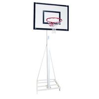 juego canastas minibasket deluxe monotubo tubo 100 trasladable 2 ruedas con carro - sin tableroaro
