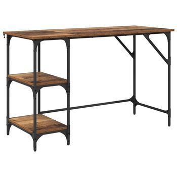 Escritorio Madera Vieja 120 X 50 X 75 Cm Madera De Ingeniería Vidaxl