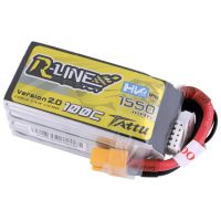 bateria lipo tattu r-line version 20 de 152v 1550mah 100c 4s1p con conector xt60 para carreras de rc fpv