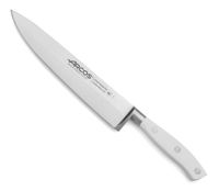 cuchillo cocinero acero inoxidable forjado nitrum 200 mm mango blanco