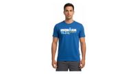 camiseta de manga corta ironman 70 3 marbella azul real para hombre