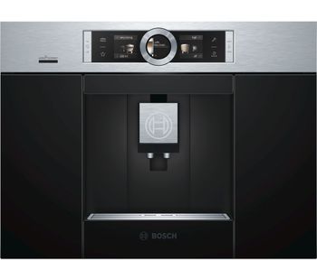 BOSCH CTL636ES6 Built-In Bean to Cup Smart Coffee Machine - Stainless Steel, Stainless Steel