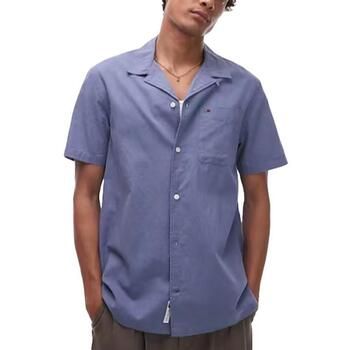 Tommy Hilfiger Camisa manga corta Linen Blend Camp-aruba para hombre
