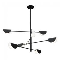 lampara de techo mollis 8 luces
