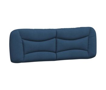 Cabecero cama - mueble cabecero acolchado tela azul 160 cm