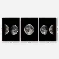 cuadro decorativo enmarcado 3sc111 multicolor 35x45 cm 3 piezas