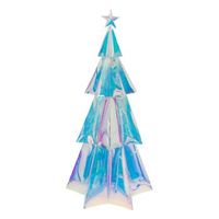 abeto macizo de forma iridiscente h184cm - feeric lights  christmas