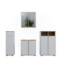 set de muebles de bano didi 4 partes con dos gabinetes midi vicco