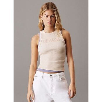 Calvin Klein Jeans Camiseta tirantes TOP VARSITY RIB TANK MUJER para mujer