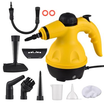 Limpiador a vapor de 1050 W, se utiliza después de 1 o 2 minutos de calentamiento. Apto para la cocina, el baño, el sofá, el dormitorio, etc.