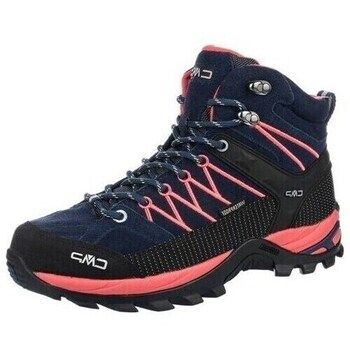 Cmp Zapatillas de senderismo Rigel Mid Blue Hibiscus para mujer