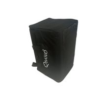 funda de cajon flamenco acolchada - negro - deluxe - nylon resistente - impermeable 54x34x34 cm