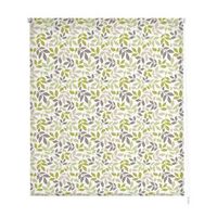 estoralis - estor enrollable translucido  estampado flores  160 x 180 cm anchoalto tamano tela 157 x 175 cm  f-1561 unico