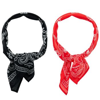 HUGO Bufanda 2 Bandana_pack_M para hombre