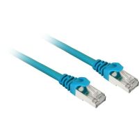 cable ethernet sharkoon cat7a sftp rj-45 10 m azul