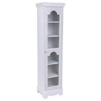 vitrina de madera de 1 puerta 24x20x985 blanco