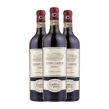 Vino Tinto Colombaio Di Cencio. Monticello Chianti 75 Cl 14% Vol. (pack De 3 Unidades)