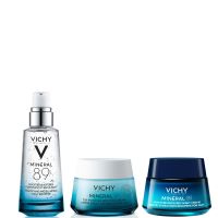 vichy mineral 89 3-step hydration boost day  night routine bundle