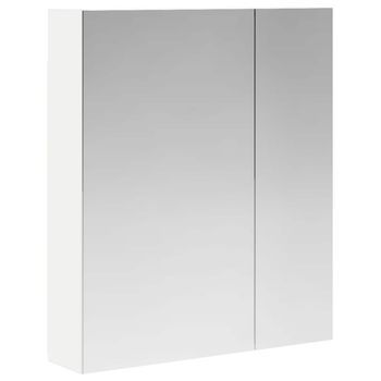 Armario Con Espejo De Baño 60 X 14,5 X 70 Cm Vidaxl