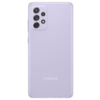 Samsung Silicone Cover Funda Violeta para Samsung Galaxy A72