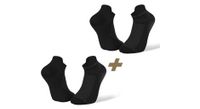 par de calcetines bv sport light 3d ultra short x2 negro