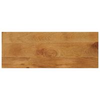 tablero de mesa rectangular madera maciza mango 80x30x38 cm vidaxl