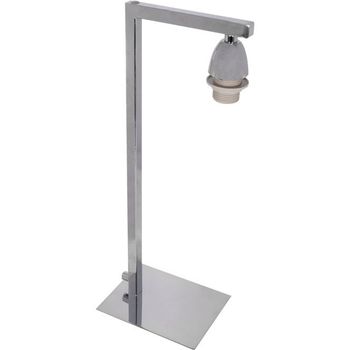 Base para sobremesa dubai 1xe14 l.11xan.16xal.39cm cromo