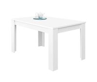 mesa de comedor extensible kendra 140 blanco artik blanco mate 140190 x 78 x 90 cm