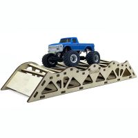 jiabaile 3601 3602 136 mini coche rc crawler escena combo 4-pieza curso de obstaculos de madera cortada por laser para