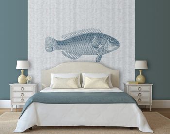 Papel pintado panorámico once upon a fish