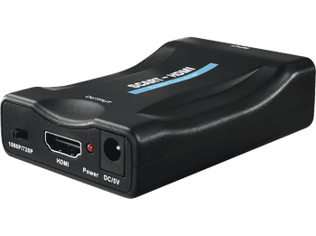 Convertidor - Hama 00121775, Euroconector a HDMI™, Negro