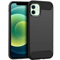 cool funda carbon negro para iphone 12  12 pro