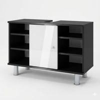 mueble para lavabo fynn 80 x 54 cm con 6 estantes vicco