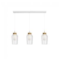 regleta colgante nora madera 3 luces