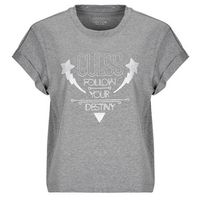 guess camiseta sleeves strass para mujer