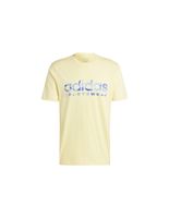 camiseta adidas house of tiro summer linear graphic hombre amarillo