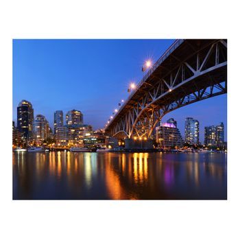 Papel Pintado 3d - Granville Bridge - Vancouver (canada) (350x270 Cm)