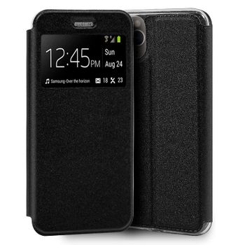 Cool Funda Flip Cover Liso Negro para iPhone 11 Pro