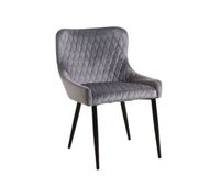 silla sanda terciopelo - gris oscuro