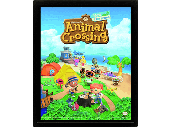 Póster 3D - Sherwood Animal Crossing New Horizons, Plástico, Multicolor