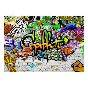 Papel Pintado 3d - Graffiti On The Wall (350x245 Cm)