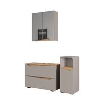 conjunto de muebles de bano marelle 3 piezas con gabinete midi vicco