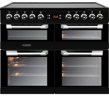 LEISURE Cuisinemaster CS100C510K 100 cm Electric Range Cooker - Black & Stainless Steel, Stainless Steel
