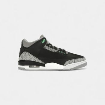 Nike Deportivas Moda Jordan 3 Retro Green Glow para hombre